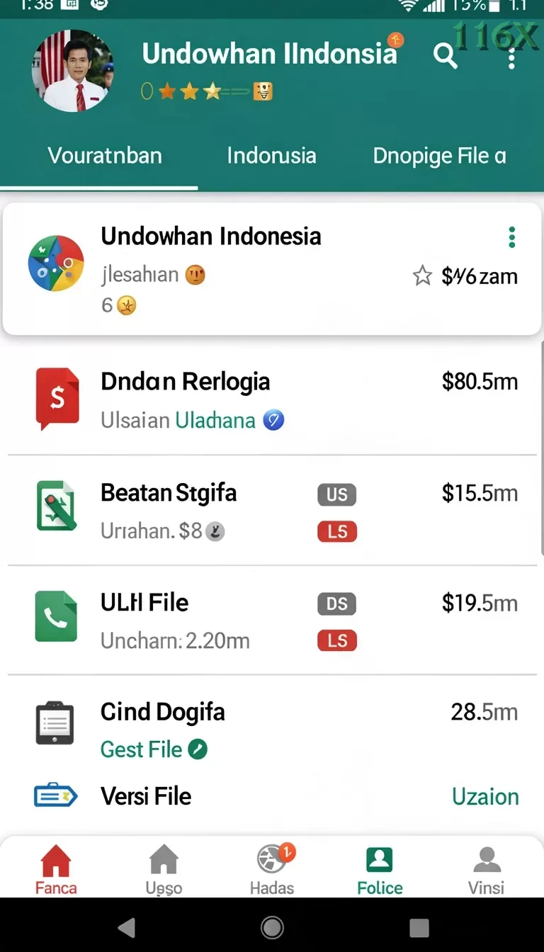 Cuplikan layar DEWANUSA — halaman utama