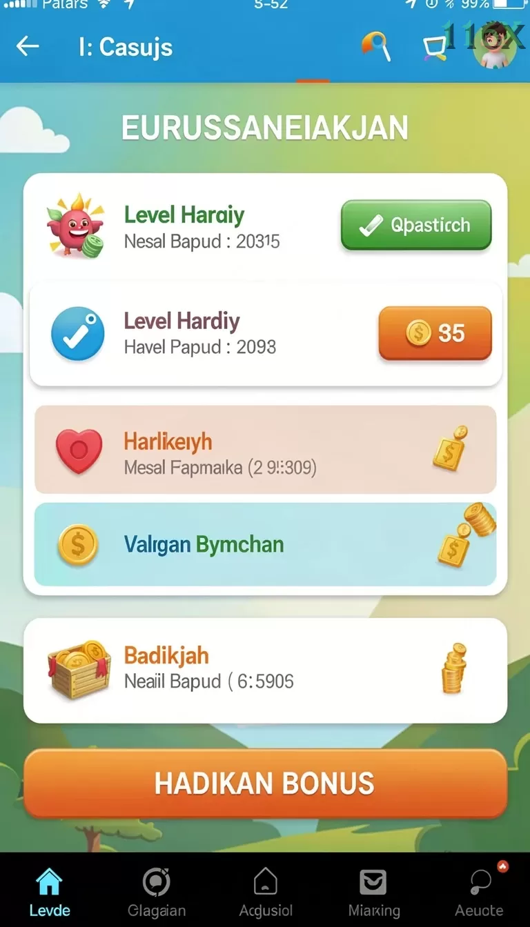 Cuplikan layar SUPERVIP — aktivitas