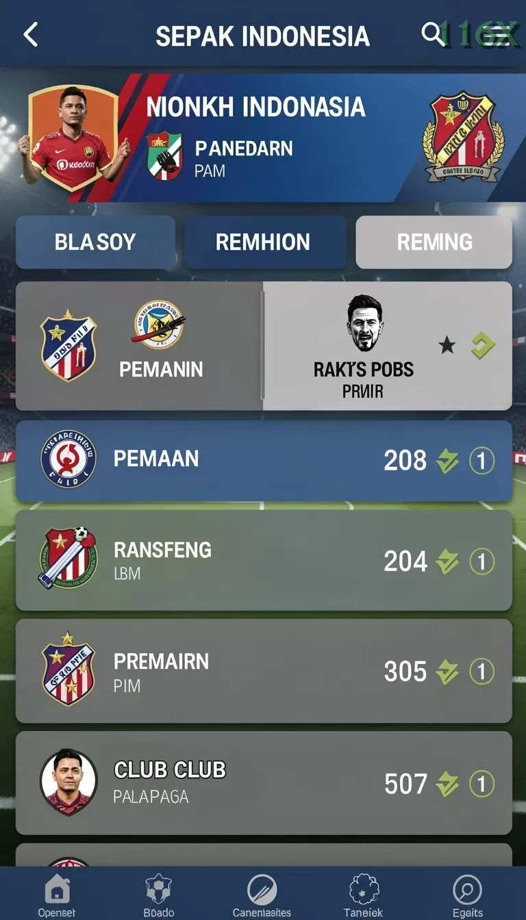 Cuplikan layar PURISLOT — menu navigasi